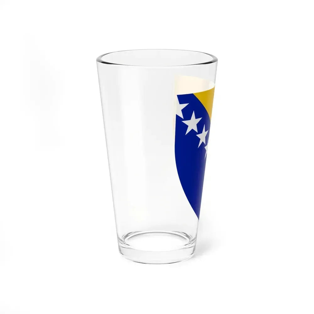 Coat of arms of Bosnia and Herzegovina - Pint Glass 16oz - Go Mug Yourself