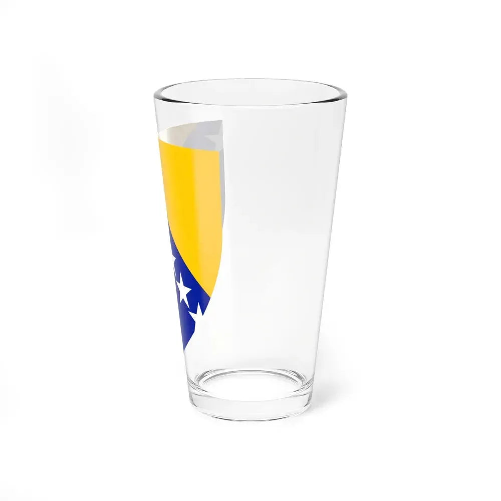 Coat of arms of Bosnia and Herzegovina - Pint Glass 16oz - Go Mug Yourself