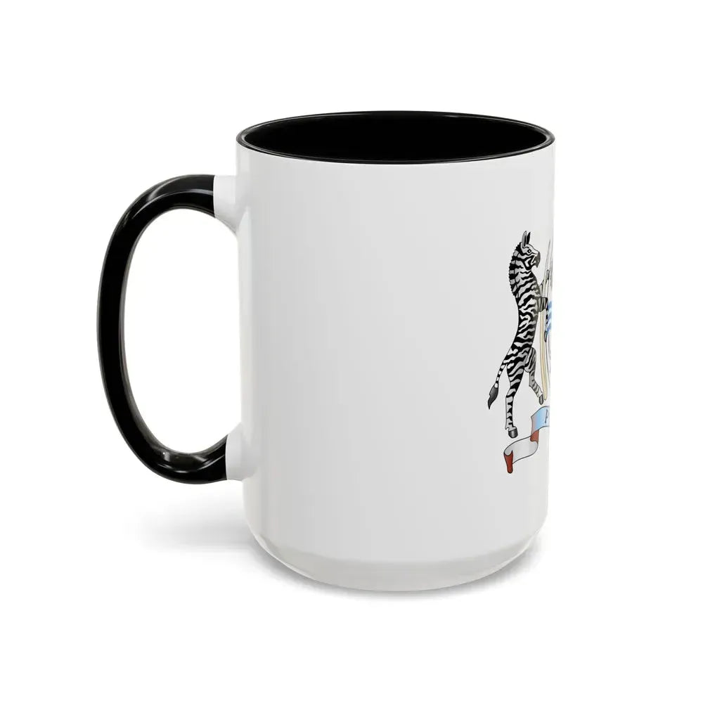 Coat of arms of Botswana - Accent Coffee Mug - Go Mug Yourself