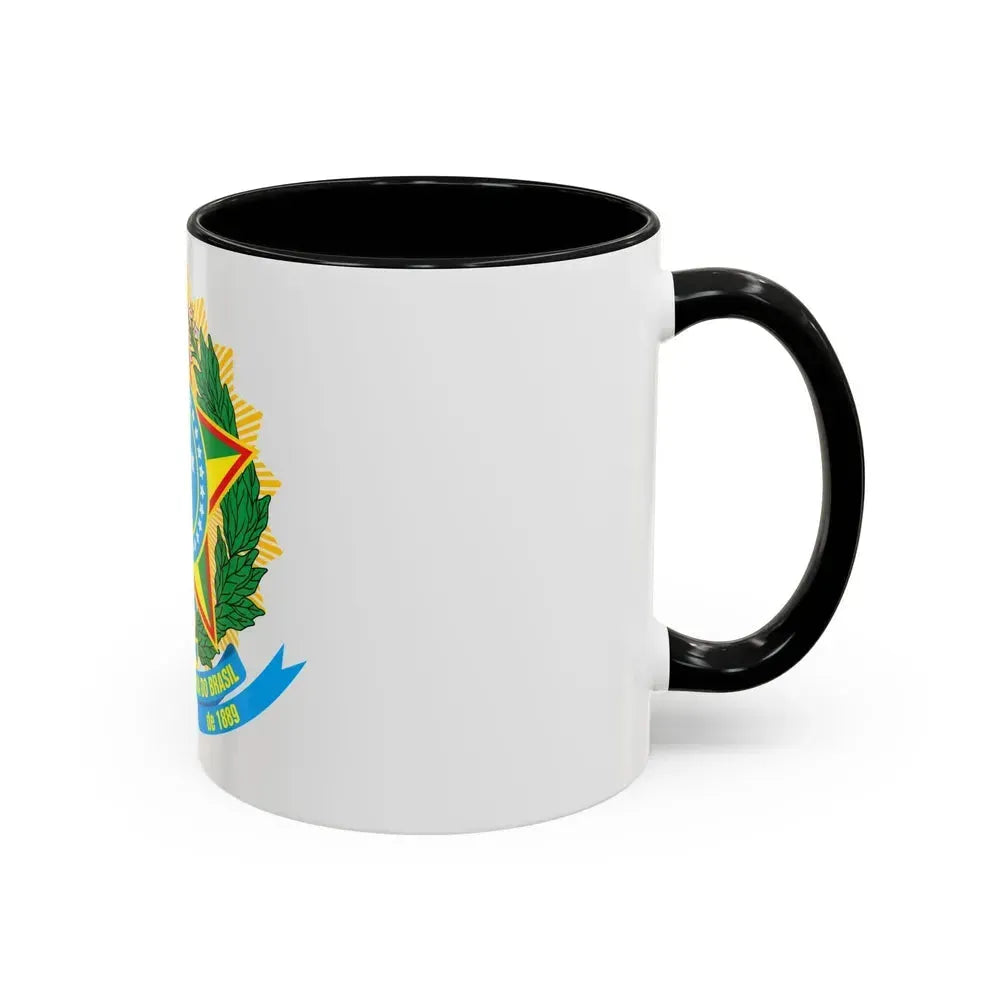 Coat of arms of Brazil - Accent Coffee Mug - Go Mug Yourself