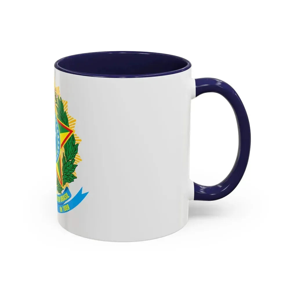 Coat of arms of Brazil - Accent Coffee Mug - Go Mug Yourself