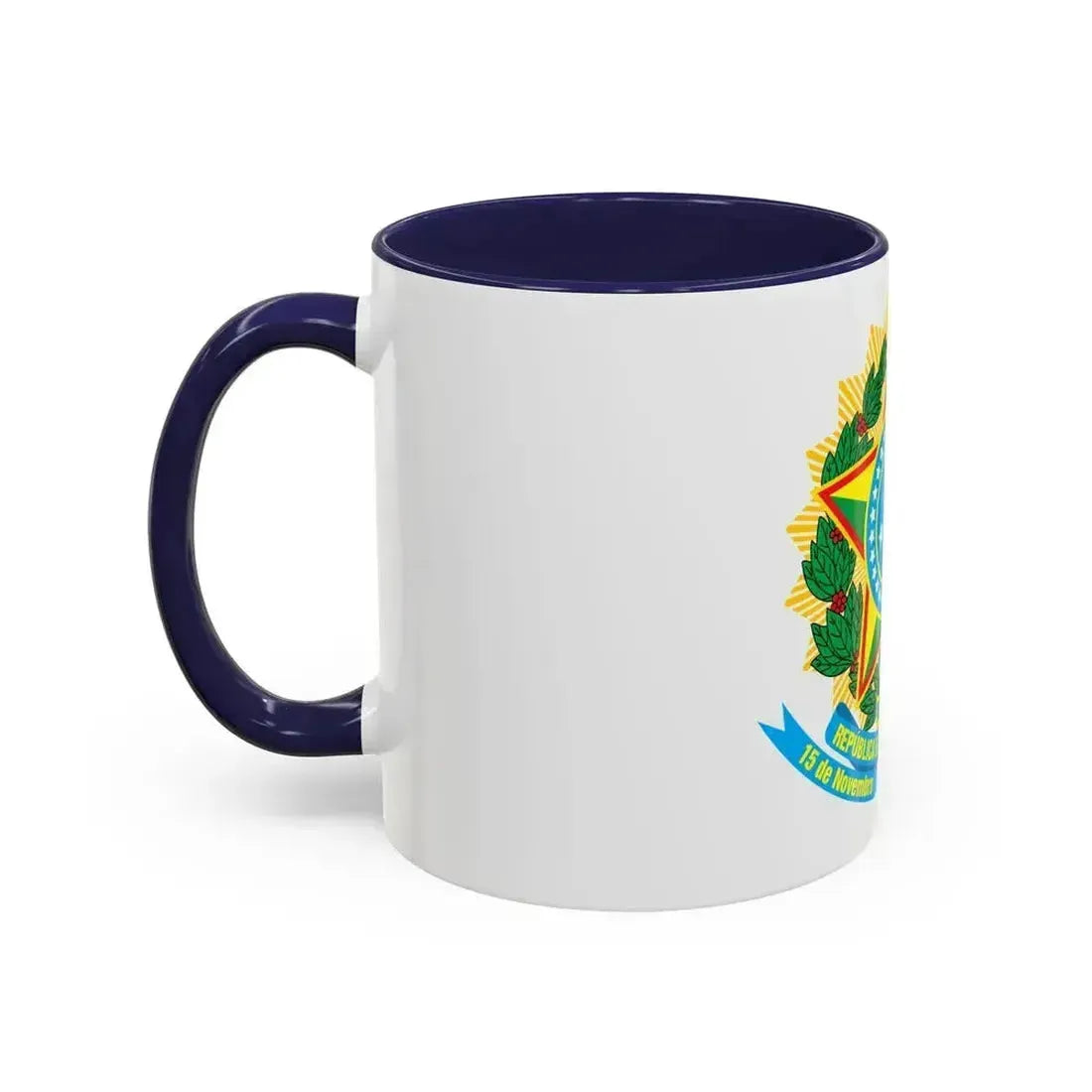 Coat of arms of Brazil - Accent Coffee Mug - Go Mug Yourself