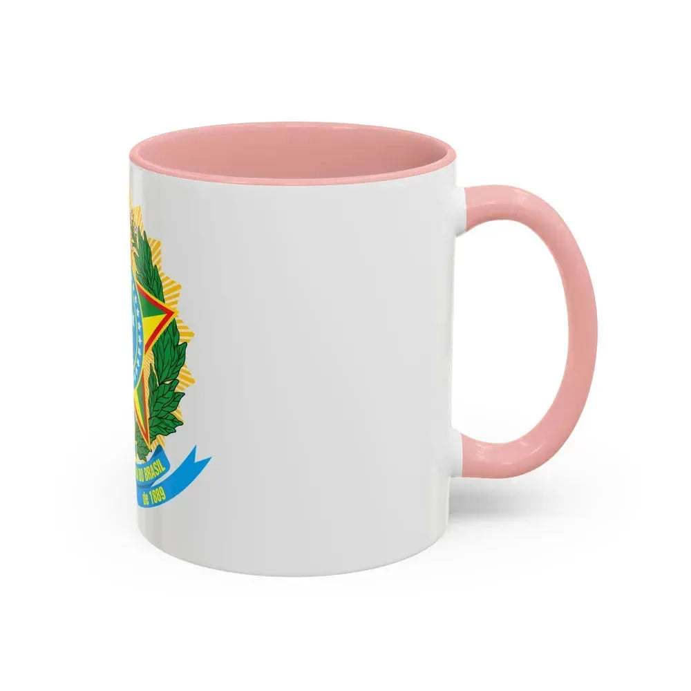 Coat of arms of Brazil - Accent Coffee Mug - Go Mug Yourself