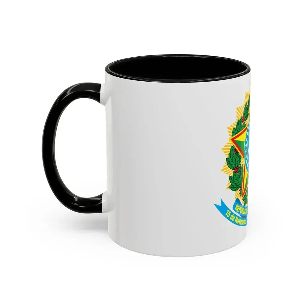 Coat of arms of Brazil - Accent Coffee Mug - Go Mug Yourself