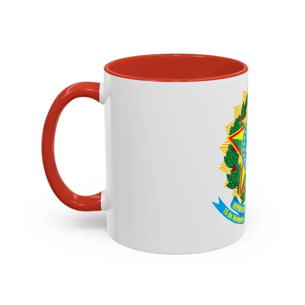 Coat of arms of Brazil - Accent Coffee Mug - Go Mug Yourself