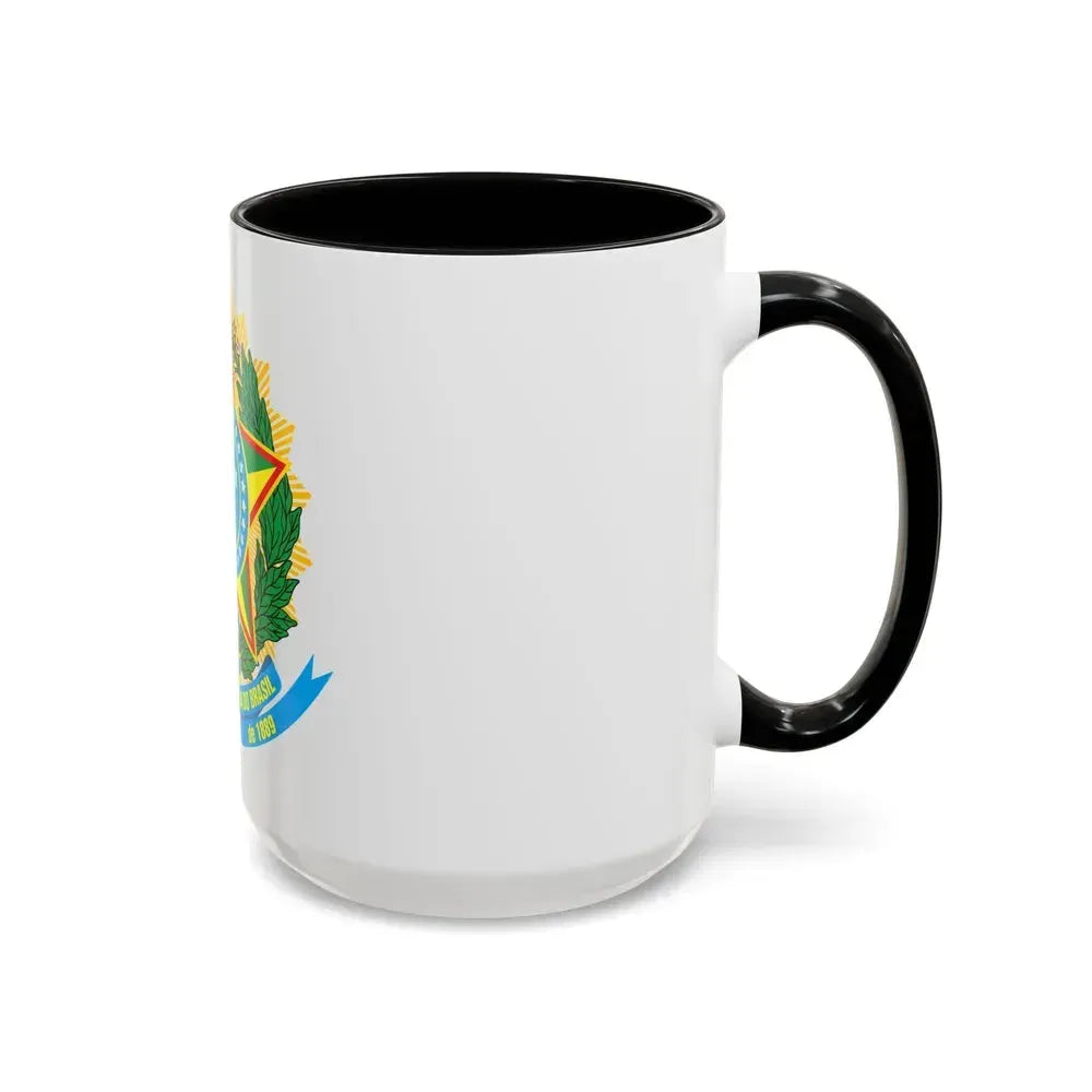 Coat of arms of Brazil - Accent Coffee Mug - Go Mug Yourself