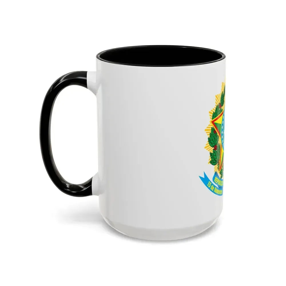 Coat of arms of Brazil - Accent Coffee Mug - Go Mug Yourself
