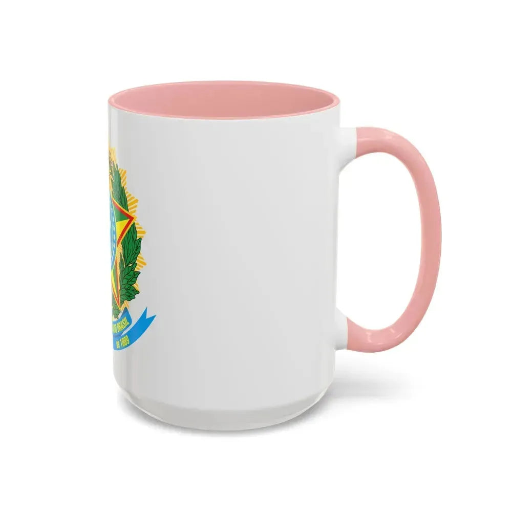 Coat of arms of Brazil - Accent Coffee Mug - Go Mug Yourself
