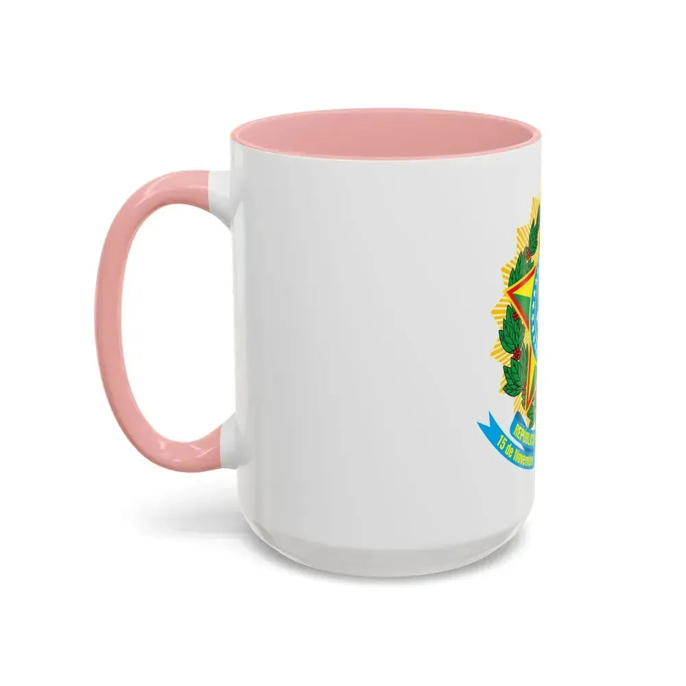 Coat of arms of Brazil - Accent Coffee Mug - Go Mug Yourself