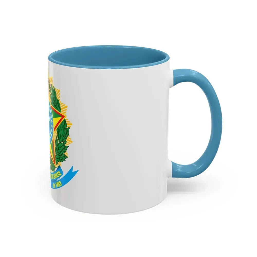 Coat of arms of Brazil - Accent Coffee Mug - Go Mug Yourself