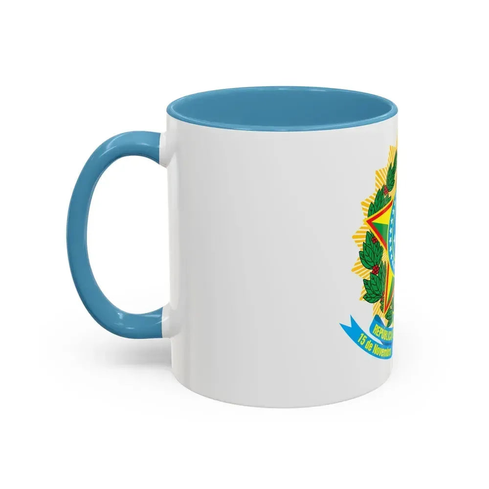 Coat of arms of Brazil - Accent Coffee Mug - Go Mug Yourself