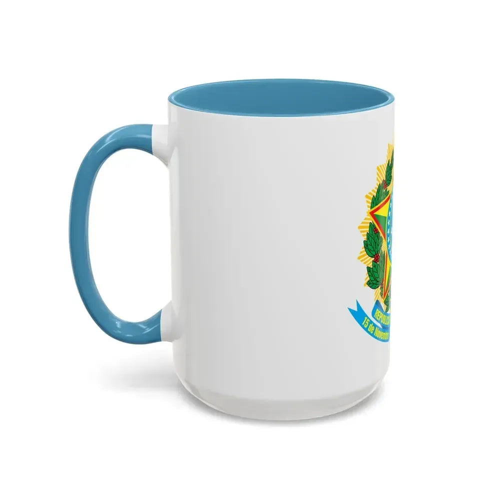 Coat of arms of Brazil - Accent Coffee Mug - Go Mug Yourself