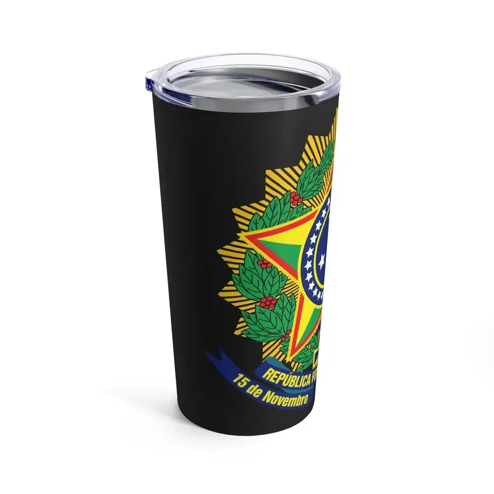 Coat of arms of Brazil (dark blue) - Tumbler 20oz - Go Mug Yourself