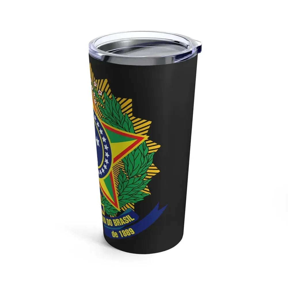 Coat of arms of Brazil (dark blue) - Tumbler 20oz - Go Mug Yourself