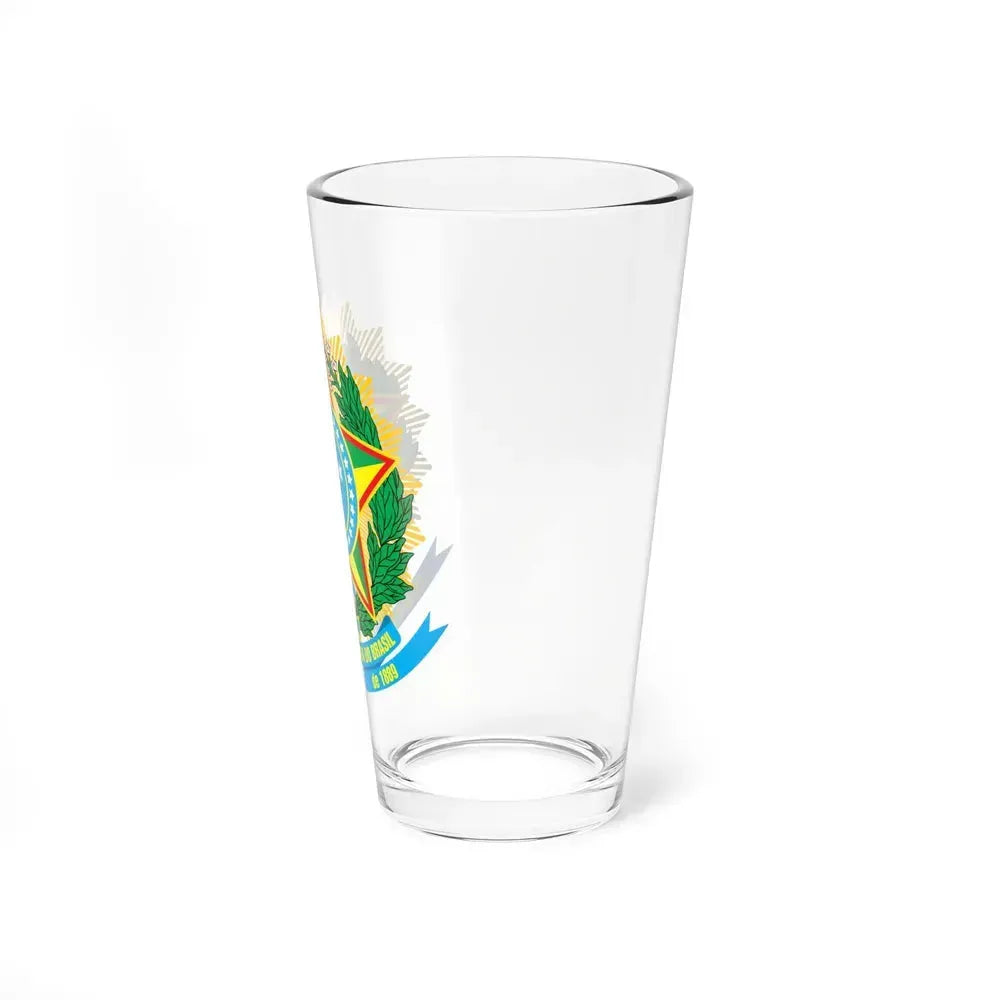 Coat of arms of Brazil - Pint Glass 16oz - Go Mug Yourself