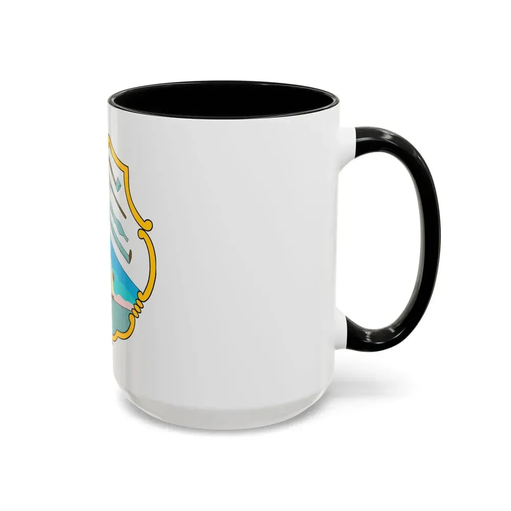 Coat of arms of British Honduras (1819-1907) - Accent Coffee Mug - Go Mug Yourself