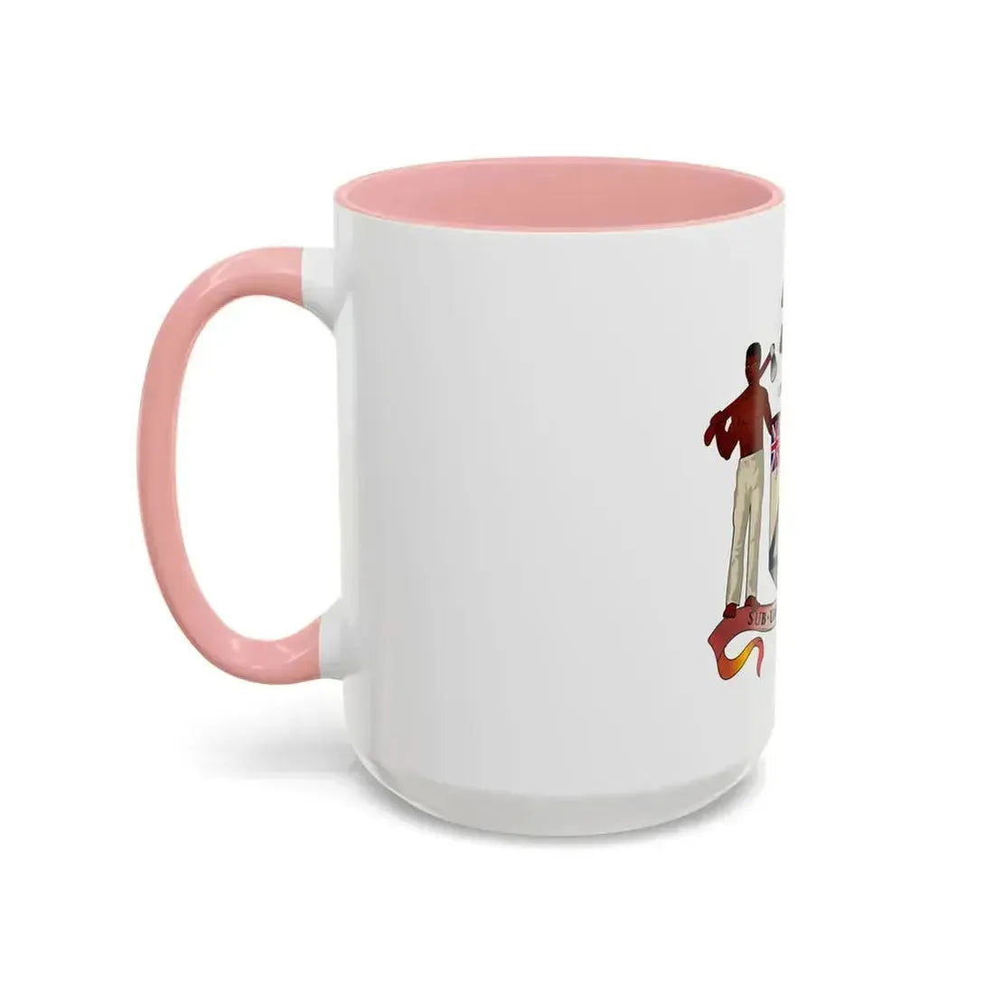 Coat of arms of British Honduras (1907-1967) - Accent Coffee Mug - Go Mug Yourself