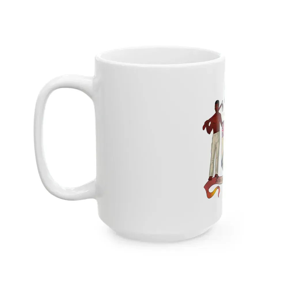 Coat of arms of British Honduras (1907-1967) - White Coffee Mug - Go Mug Yourself