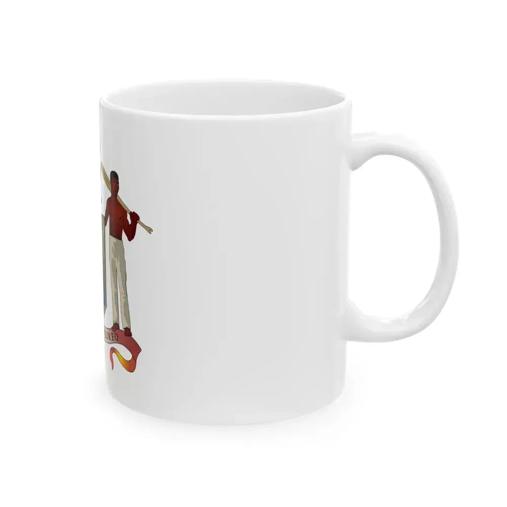 Coat of arms of British Honduras (1907-1967) - White Coffee Mug - Go Mug Yourself
