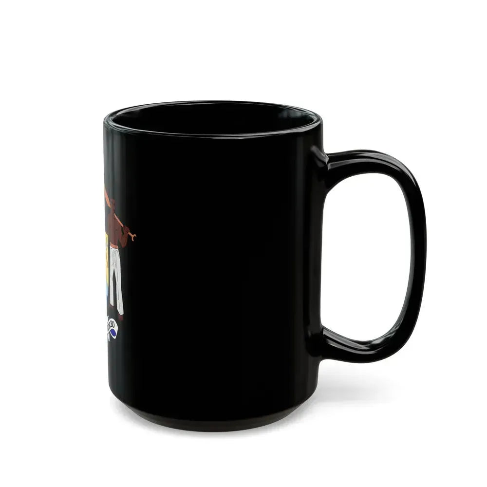 Coat of arms of British Honduras-Belize (1967-1981) - Black Coffee Mug - Go Mug Yourself