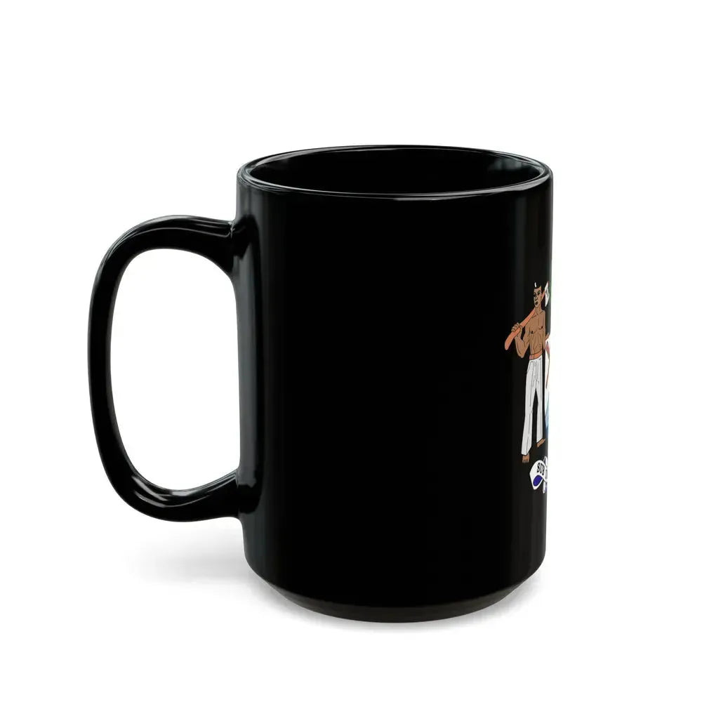 Coat of arms of British Honduras-Belize (1967-1981) - Black Coffee Mug - Go Mug Yourself