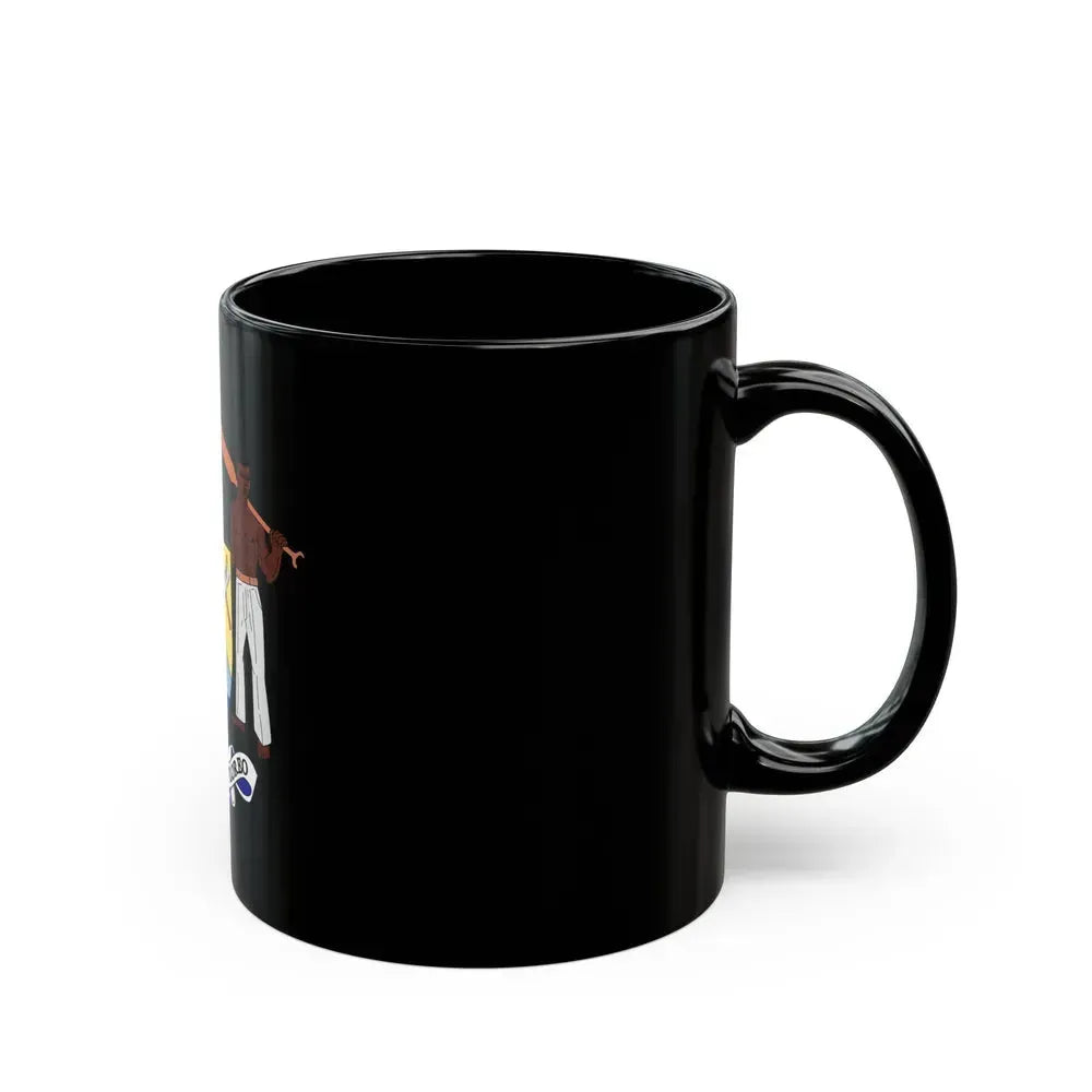 Coat of arms of British Honduras-Belize (1967-1981) - Black Coffee Mug - Go Mug Yourself