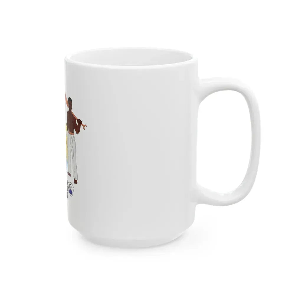 Coat of arms of British Honduras-Belize (1967-1981) - White Coffee Mug - Go Mug Yourself