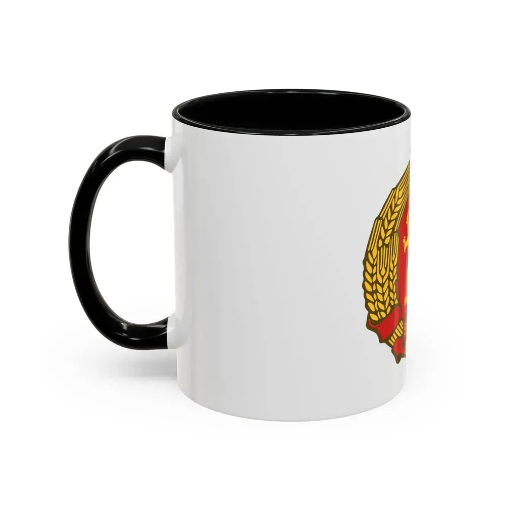 Coat of arms of Bulgaria (1948) - Accent Coffee Mug - Go Mug Yourself