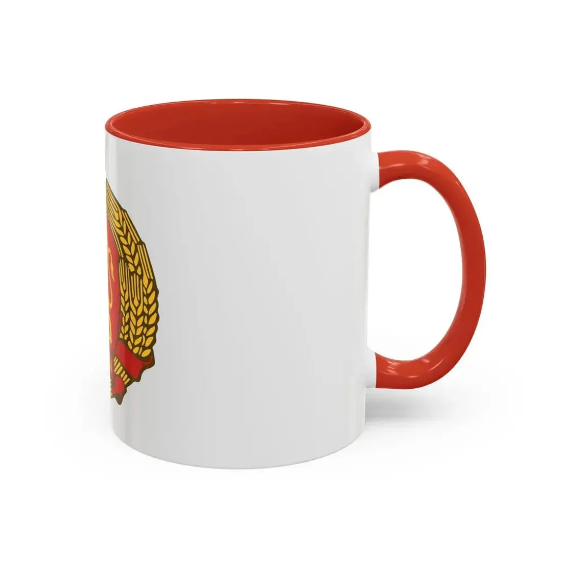 Coat of arms of Bulgaria (1948) - Accent Coffee Mug - Go Mug Yourself