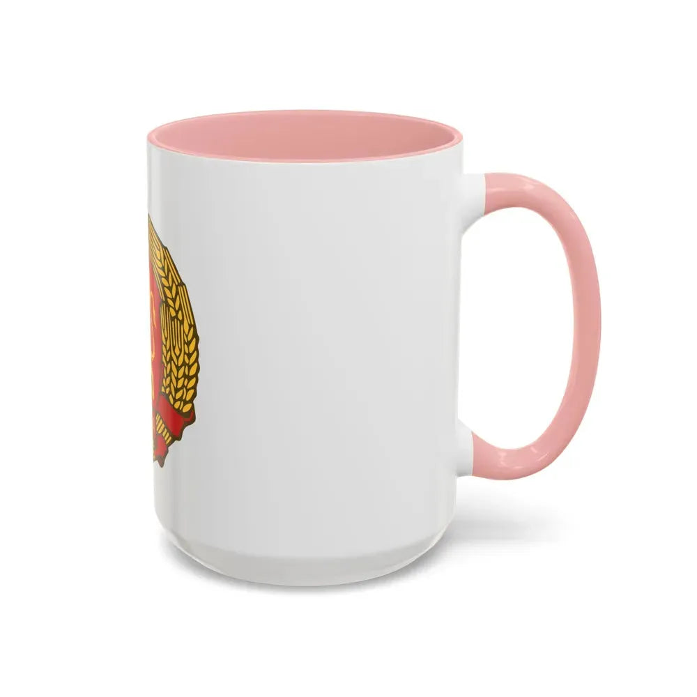 Coat of arms of Bulgaria (1948) - Accent Coffee Mug - Go Mug Yourself