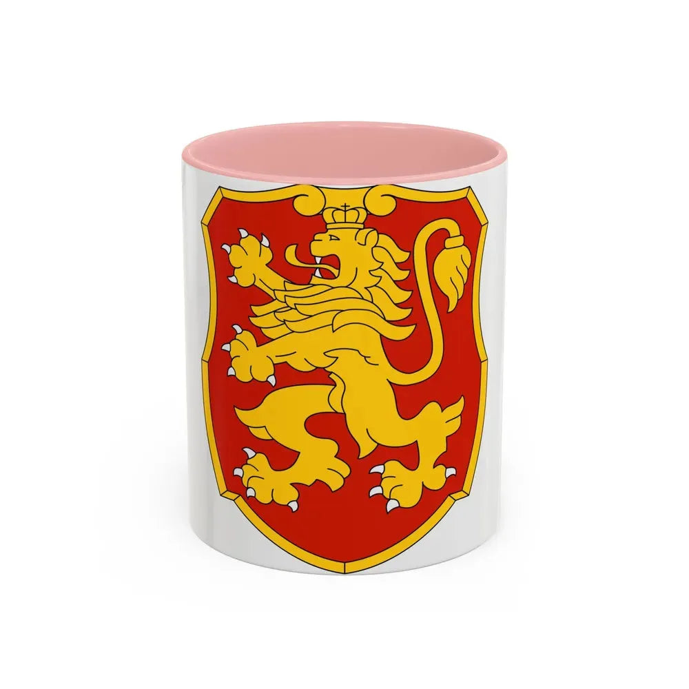 Coat of arms of Bulgaria 2 - Accent Coffee Mug 11oz Pink - Go Mug Yourself