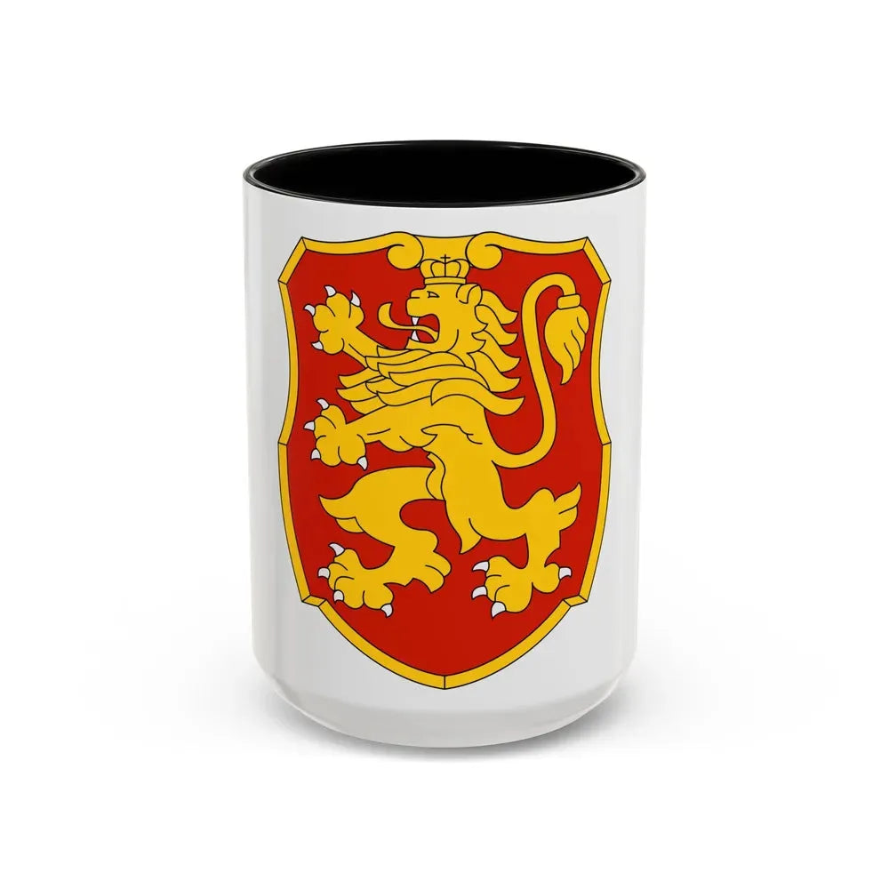 Coat of arms of Bulgaria 2 - Accent Coffee Mug 15oz Black - Go Mug Yourself