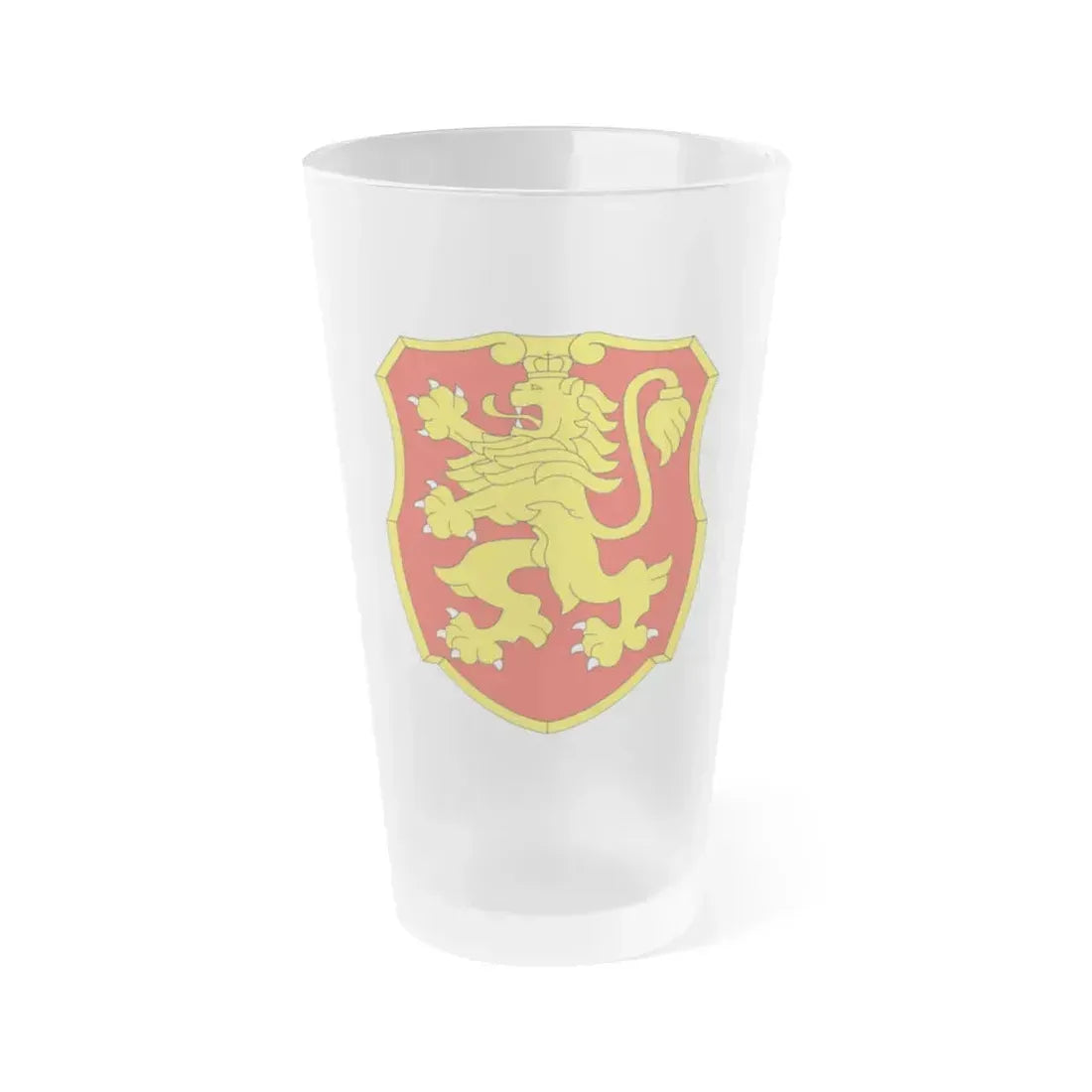 Coat of arms of Bulgaria 2 - Frosted Pint Glass 16oz 16oz Frosted - Go Mug Yourself