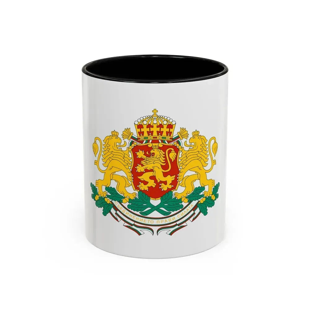 Coat of arms of Bulgaria - Accent Coffee Mug 11oz Black - Go Mug Yourself