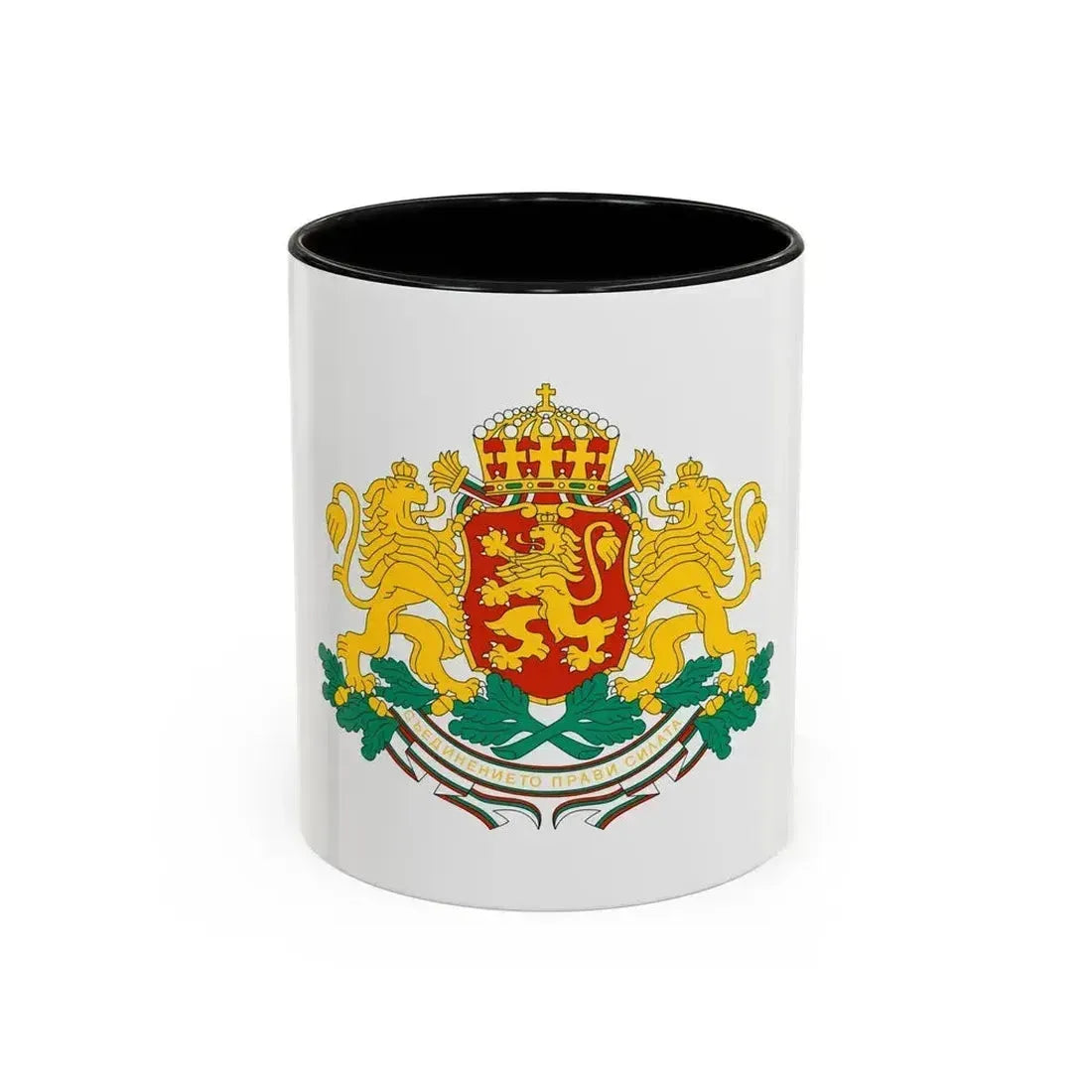 Coat of arms of Bulgaria - Accent Coffee Mug 11oz Black - Go Mug Yourself