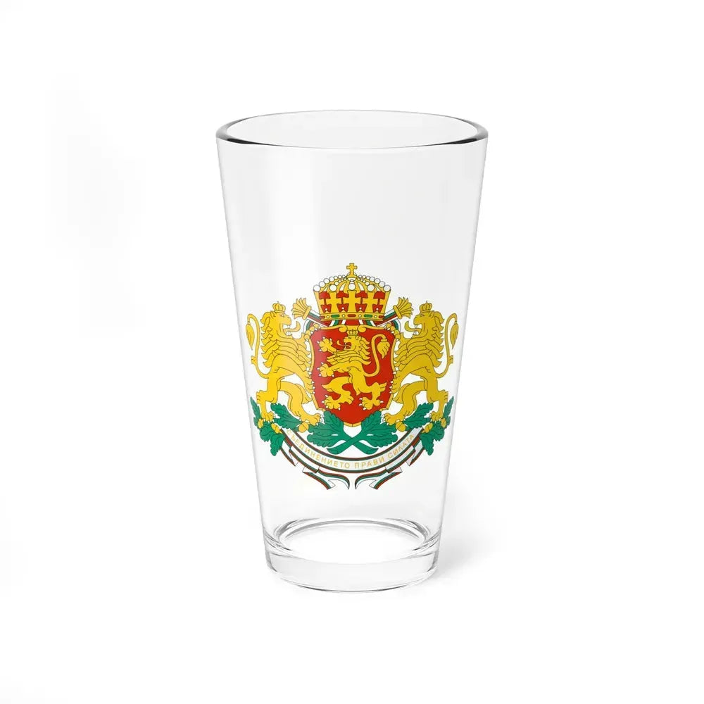 Coat of arms of Bulgaria - Pint Glass 16oz 16oz - Go Mug Yourself