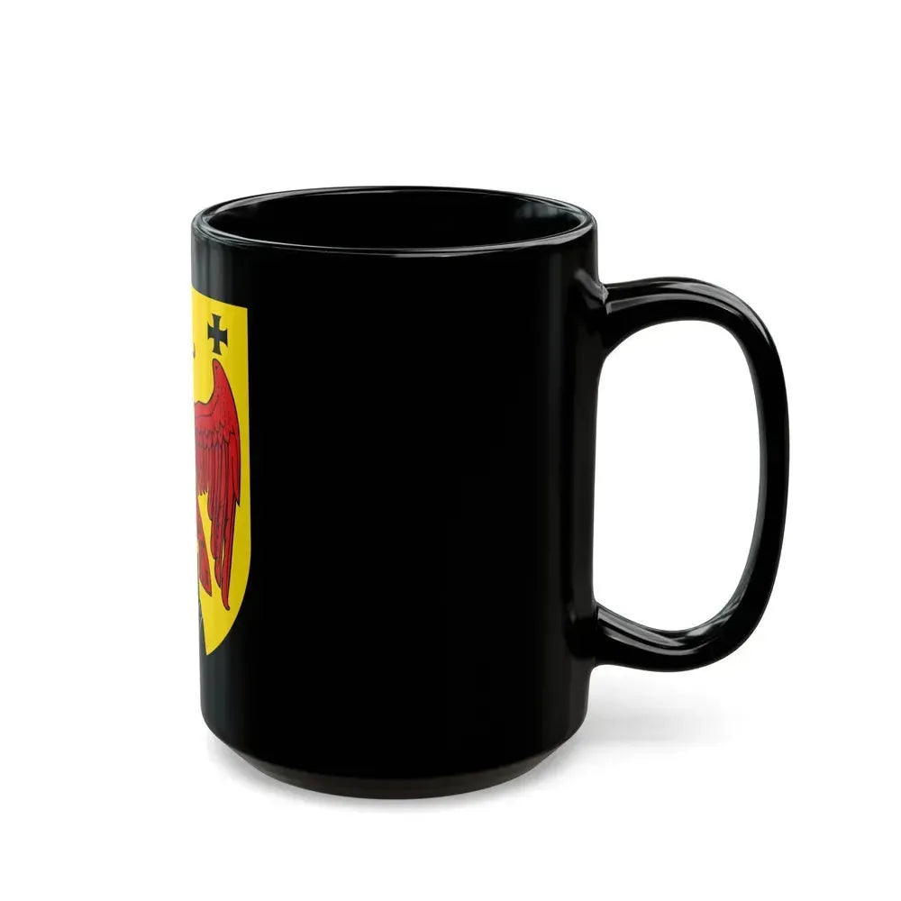 Coat of Arms of Burgenland Austria - Black Coffee Mug - Go Mug Yourself