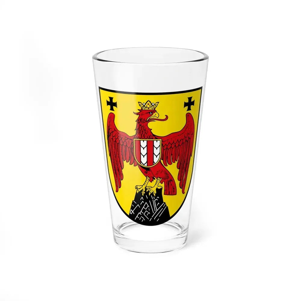 Coat of Arms of Burgenland Austria - Pint Glass 16oz 16oz - Go Mug Yourself
