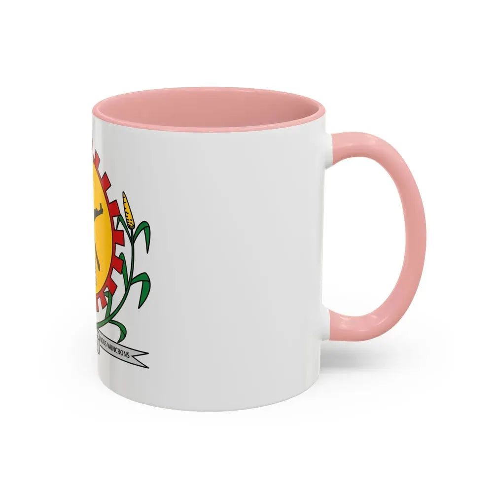 Coat of arms of Burkina Faso 1984-1991 - Accent Coffee Mug - Go Mug Yourself