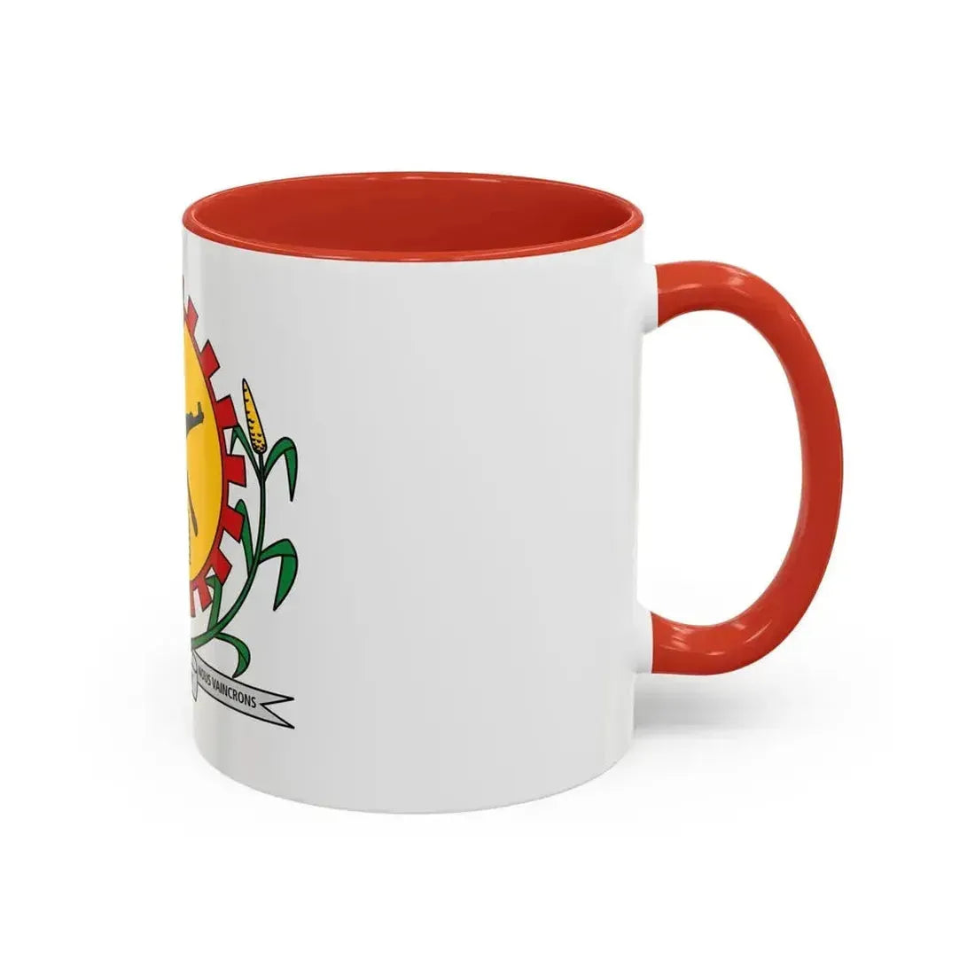 Coat of arms of Burkina Faso 1984-1991 - Accent Coffee Mug - Go Mug Yourself