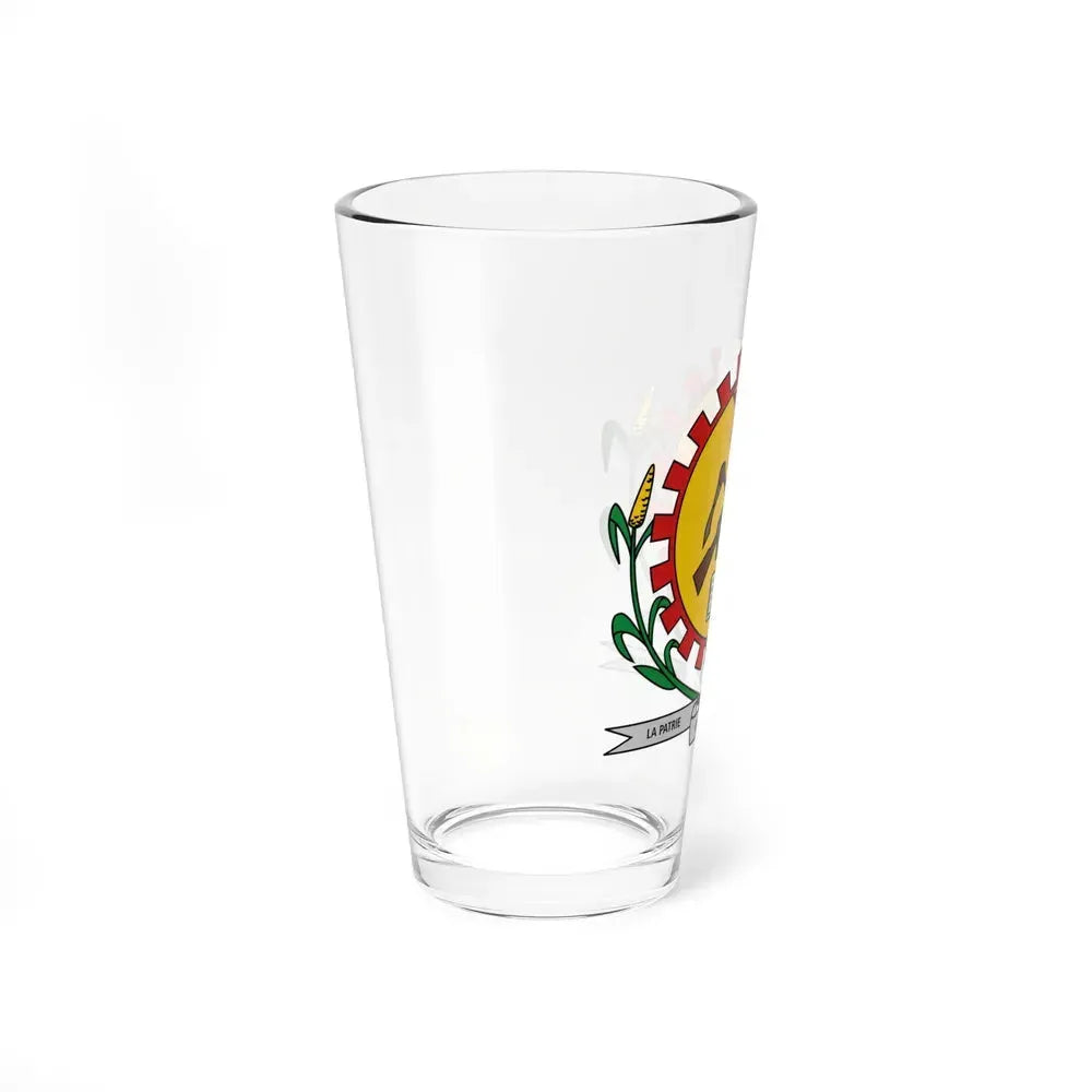Coat of arms of Burkina Faso 1984-1991 - Pint Glass 16oz - Go Mug Yourself