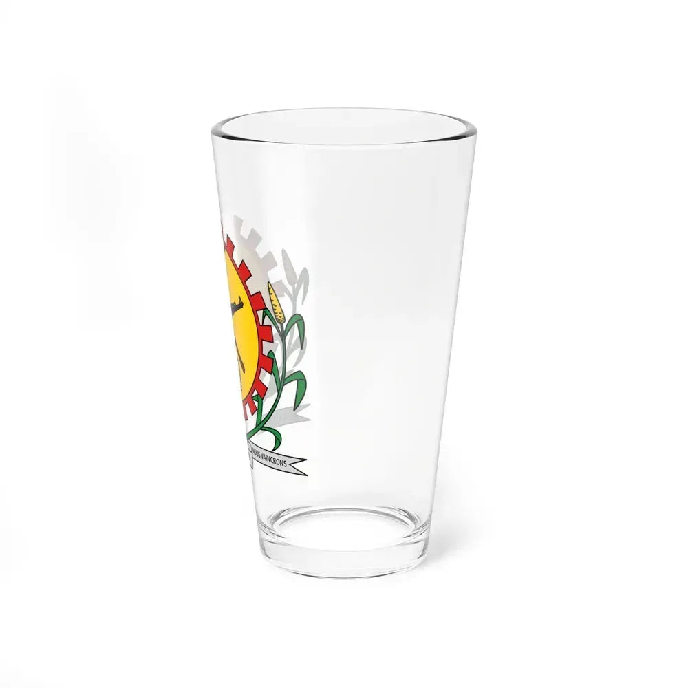 Coat of arms of Burkina Faso 1984-1991 - Pint Glass 16oz - Go Mug Yourself