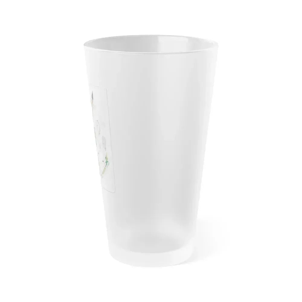 Coat of arms of Burkina Faso - Frosted Pint Glass 16oz - Go Mug Yourself