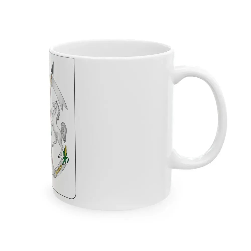 Coat of arms of Burkina Faso - White Coffee Mug - Go Mug Yourself