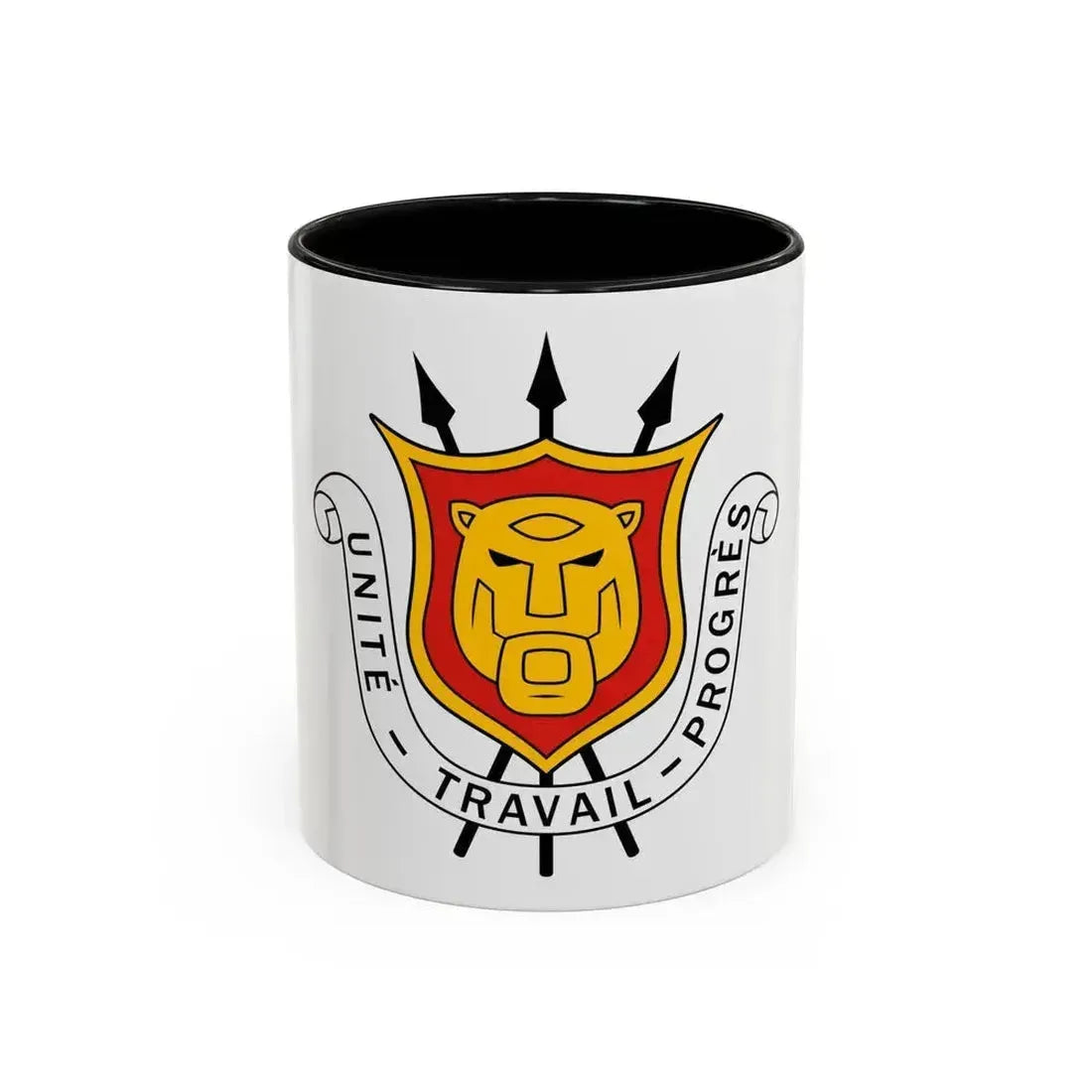 Coat of arms of Burundi - Accent Coffee Mug 11oz Black - Go Mug Yourself