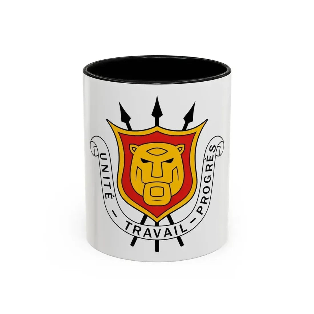 Coat of arms of Burundi - Accent Coffee Mug 11oz Black - Go Mug Yourself