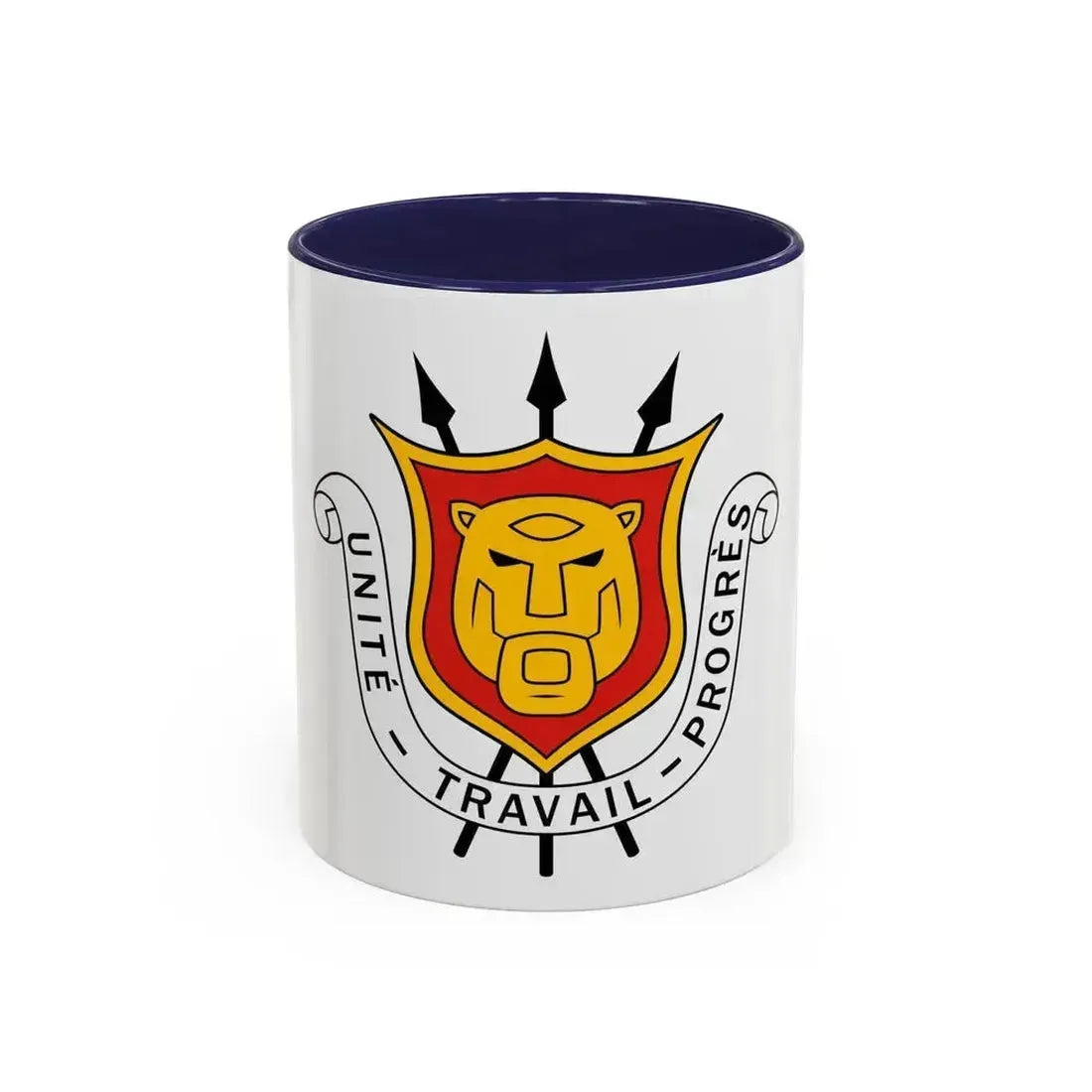 Coat of arms of Burundi - Accent Coffee Mug 11oz Navy - Go Mug Yourself