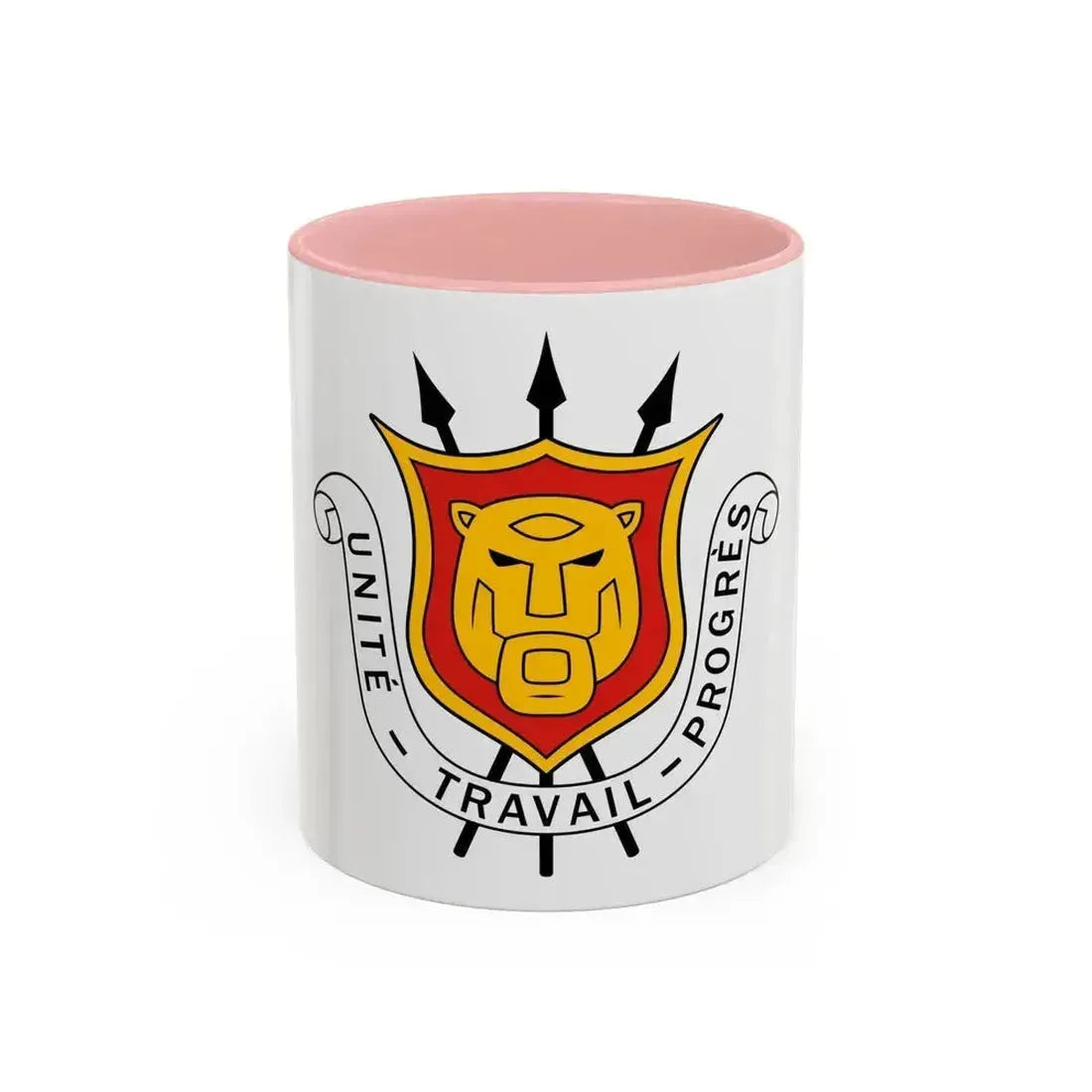 Coat of arms of Burundi - Accent Coffee Mug 11oz Pink - Go Mug Yourself