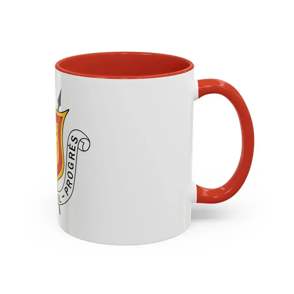 Coat of arms of Burundi - Accent Coffee Mug - Go Mug Yourself