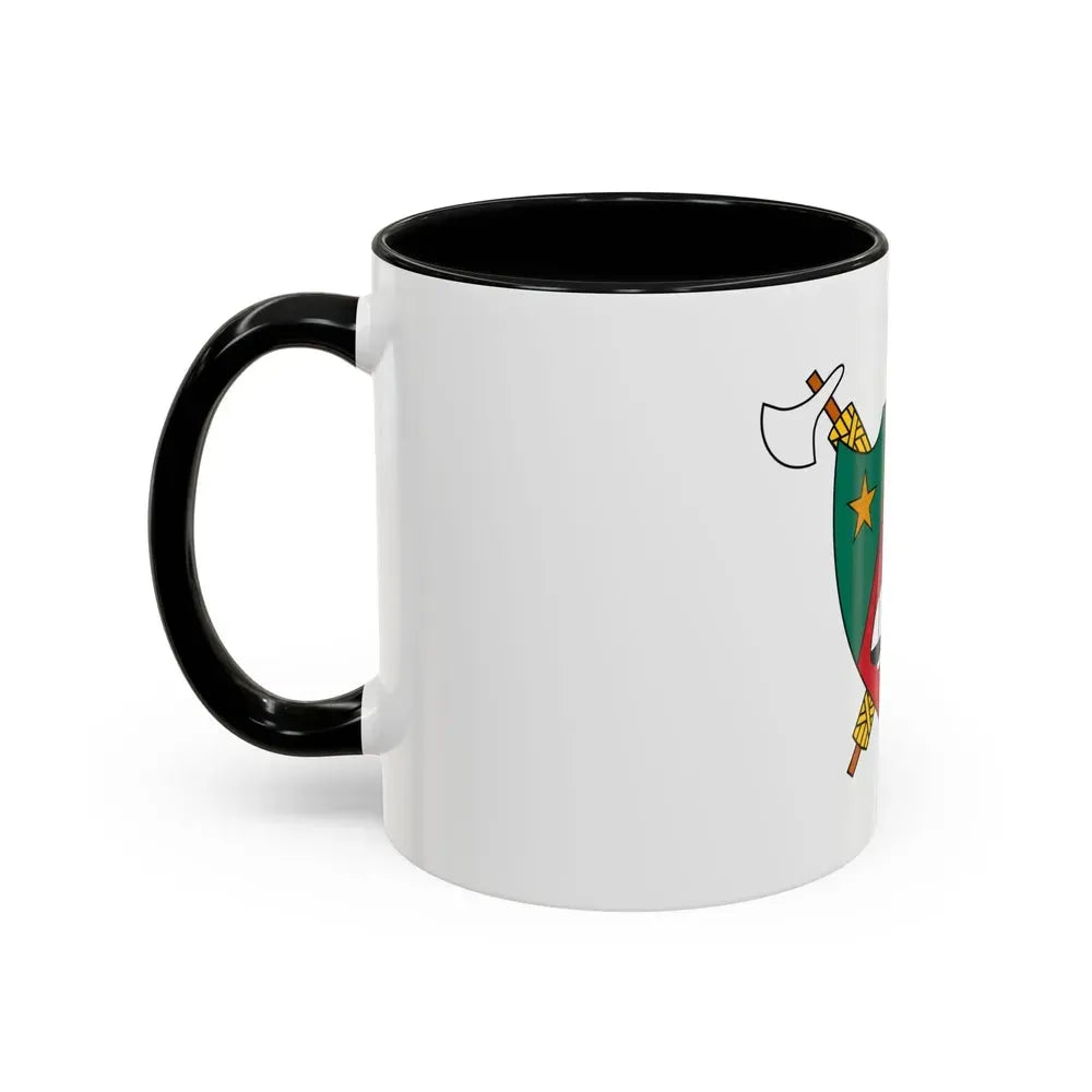 Coat of Arms of Cameroon (1960-1961) - Accent Coffee Mug - Go Mug Yourself